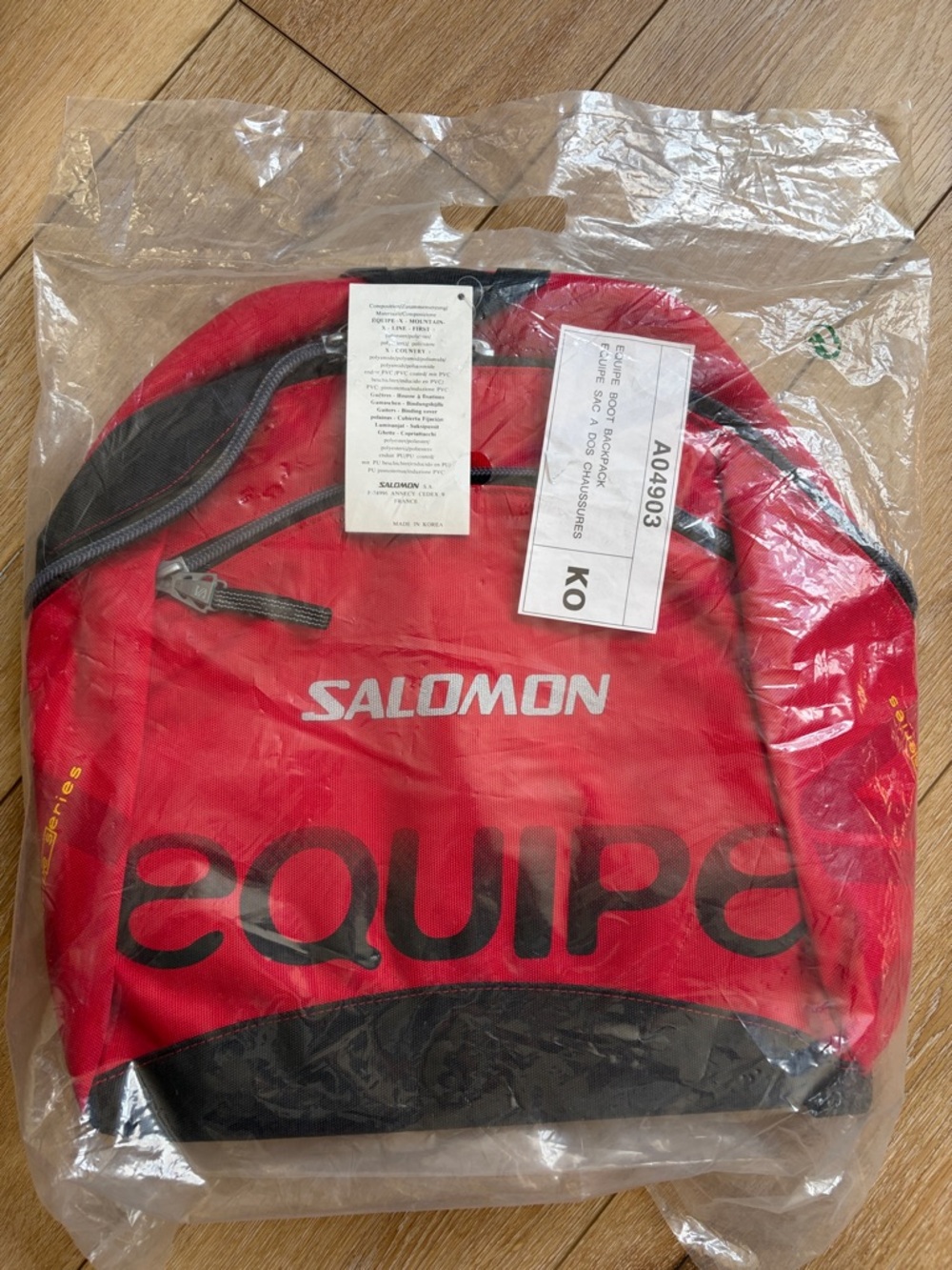 Salomon Prolink Equipe Series Boot Backpack NEW Red Black